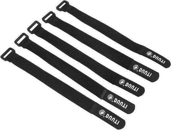 Fietsframe klittenband bevestigingsset, 5 nylon beugels voor fietsaccessoires, fietspomp en zaklamp houder, handig voor fietsers thuis en op reis