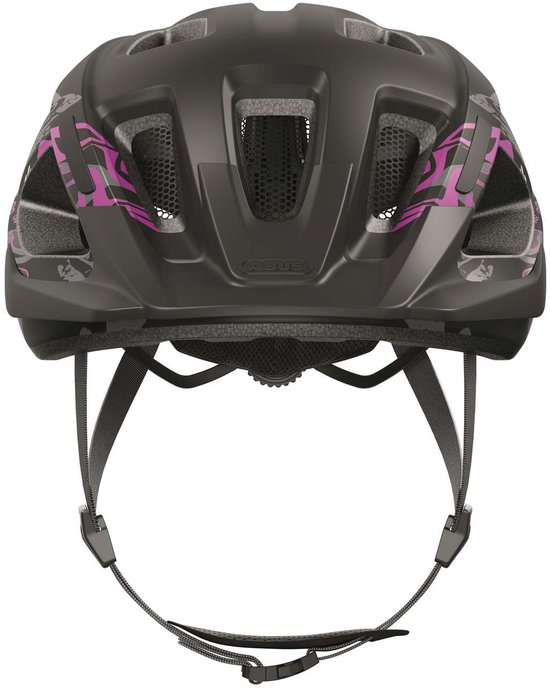 Fietshelm ABUS ADURO 3.0 maori blackberry L - 58-62 cm - zwart - Geschikt voor gebruik op elektrische fietsen - stadsfietsen - 320 g