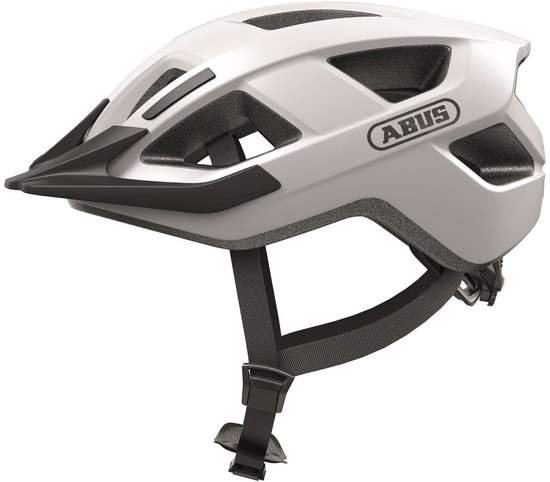 Fietshelm ABUS ADURO 3.0 polar white L - 58-62 cm - wit - Geschikt voor gebruik op elektrische fietsen - stadsfietsen - 320 g