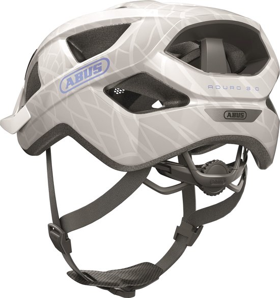 Fietshelm ABUS ADURO 3.0 white art L - 58-62 cm - wit - Geschikt voor gebruik op elektrische fietsen - stadsfietsen - 320 g