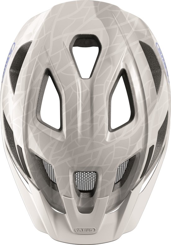 Fietshelm ABUS ADURO 3.0 white art M - 52-58 cm - wit - Geschikt voor gebruik op elektrische fietsen - stadsfietsen - 300 g