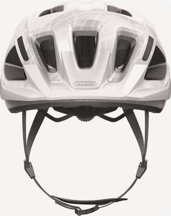 Fietshelm ABUS ADURO 3.0 white art S - 51-55 cm - wit - Geschikt voor gebruik op elektrische fietsen - stadsfietsen - 280 g