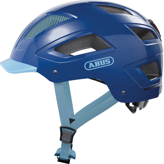 Fietshelm ABUS HYBAN 2.0 core blue L - 56-61 cm - blauw - Geschikt voor gebruik op elektrische fietsen - stadsfietsen - 460 g