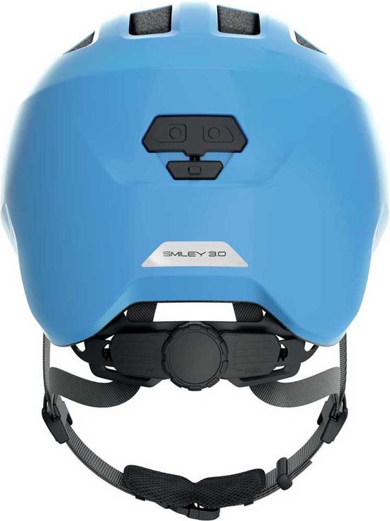 Fietshelm ABUS SMILEY 3.0 shiny blue M - 50-55 cm - blauw - Geschikt voor gebruik op kinderfietsen - 240 g