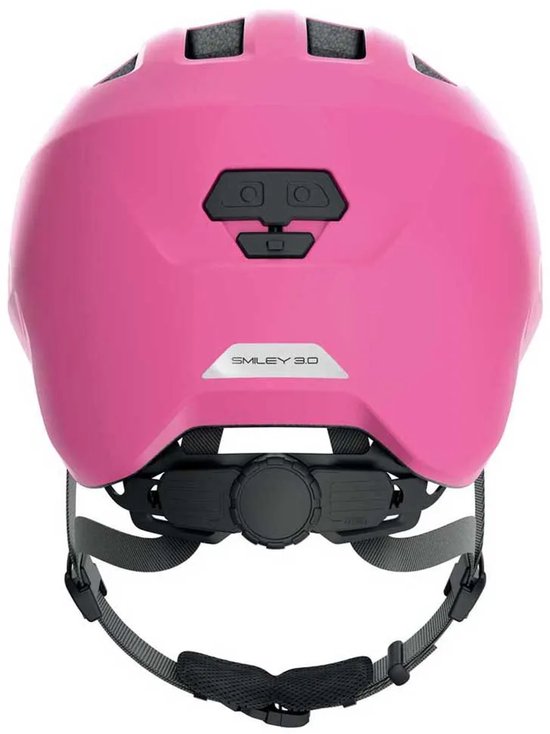 Fietshelm ABUS SMILEY 3.0 shiny pink M - 50-55 cm - pink - Geschikt voor gebruik op kinderfietsen - 240 g