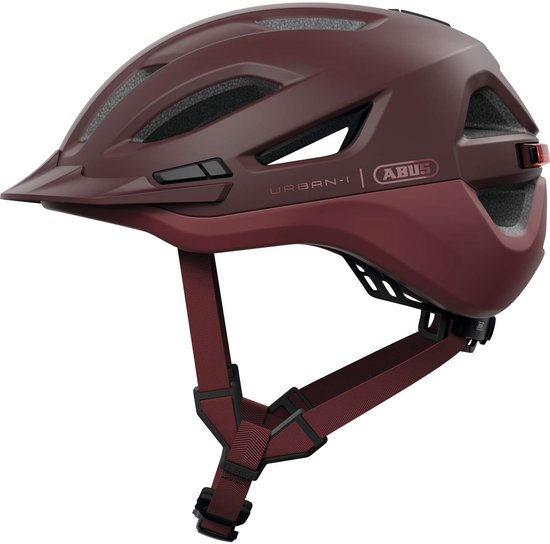 Fietshelm ABUS URBAN-I 4.0 ACE chestnut red L - 57-61 cm - rood