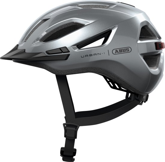 Fietshelm ABUS URBAN-I 4.0 graphite silver XL - 60-64 cm - zilver - Geschikt voor gebruik op elektrische fietsen - stadsfietsen - 310 g