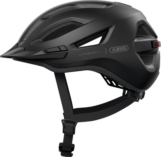 Fietshelm ABUS URBAN-I 4.0 velvet black XL - 60-64 cm - zwart - Geschikt voor gebruik op elektrische fietsen - stadsfietsen - 310 g