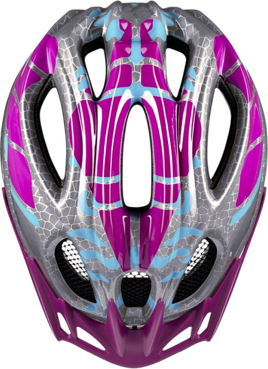 Fietshelm KED Meggy II M (52-58cm) - violet star van Ked