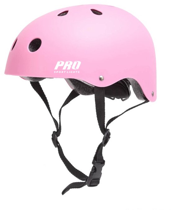 Fietshelm Kind Helm Meisjes Kinderhelm Skate Fiets Roze Pink Medium