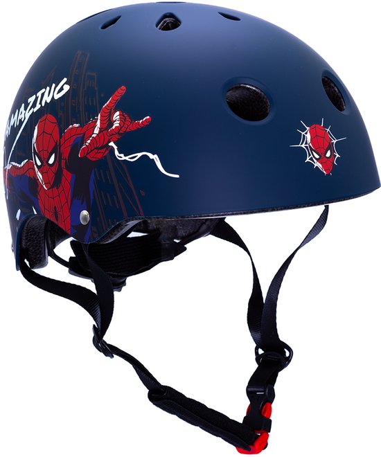 Fietshelm Kind Jongens Spiderman Blauw Small 52-56 cm Kinderhelm Fiets van K3®