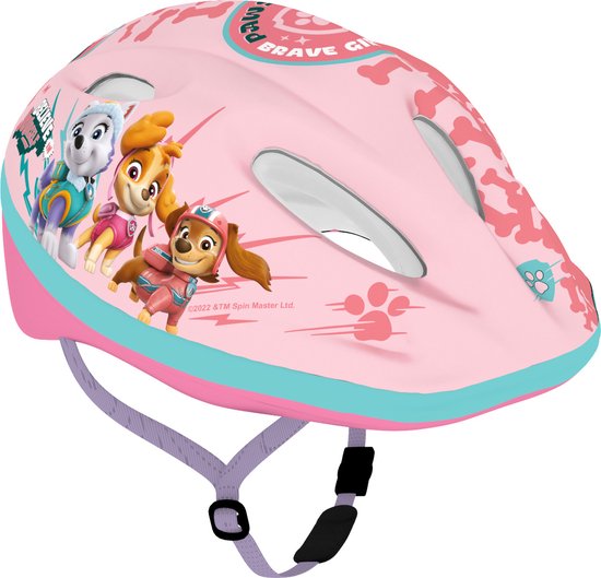 Fietshelm Meisjes Kinderhelm Paw Patrol Roze 52-56 cm Kinderfietshelm van PAW PATROL