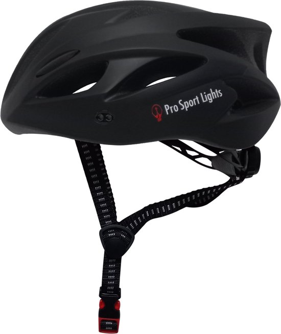 Fietshelm Volwassenen Heren/Dames - Mat Zwart - 58/62cm Racefiets Mountainbike