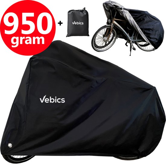 Fietshoes 2 Fietsen Waterdicht - 300D Oxford - 950gram - Universeel - Fietsbeschermhoes Elektrische fiets - Fietszeil - Beschermhoes fiets - Fiets hoes voor 2 of 3 Fietsen