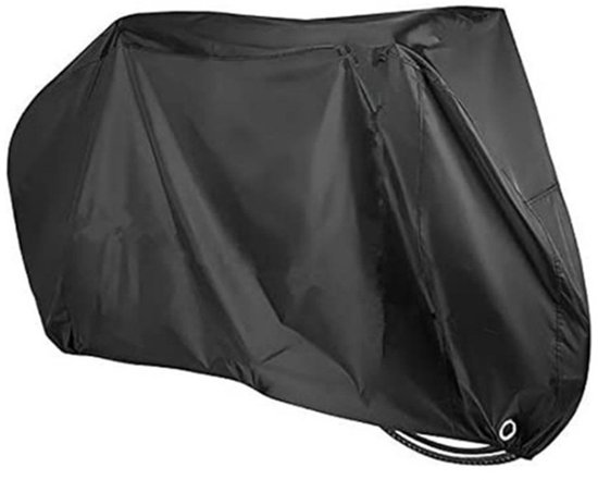 Fietshoes - fietshoes voor 2 fietsen waterdicht-fietshoes voor 1 fiets waterdicht-Waterdichte en winddichte fietshoes voor 2 fietsen (tot 29 inch - Mountainbike en Racefiets) - Zwart - 200 x 70 x 110 cm van DSHUJOYS