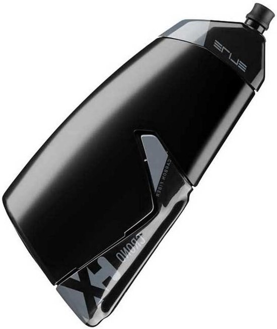 Fietshouder met fles - Bidonhouder set - Aerodynamisch fietsen - UCI legaal ontwerp - 500 ml - Zwart