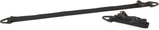 Fietskardeel burley travoy bagage banden bag tie down straps 2 - ZWART van Burley