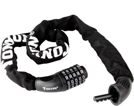 Fietskettingslot 6x900mm Lang Framebescherming 5-cijferig Cijferslot van AXA