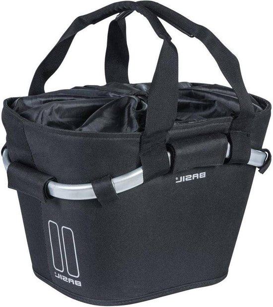 Fietskrat 2day Carry All 15 liter 28 x 37 x 25 cm grijs Fietskrat van 2day