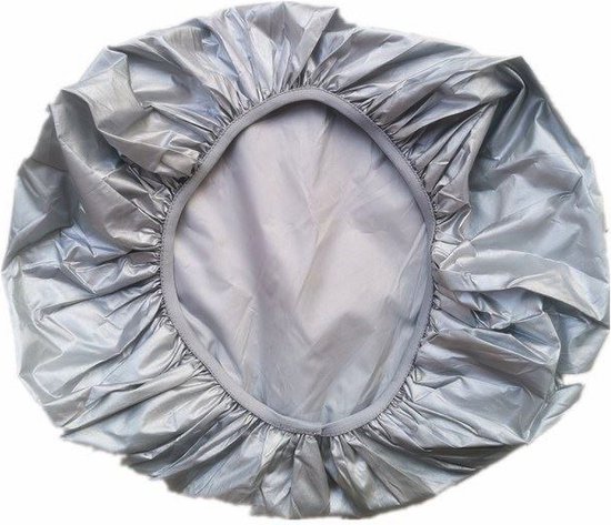 Fietskrat Afdekhoes 43x39cm - Mand Krathoes Waterdicht Grijs - Fietsmand Hoes van TOM