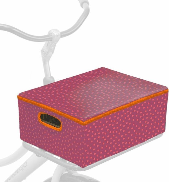 Fietskrat & Hoes M Cerise Dotty van Basil
