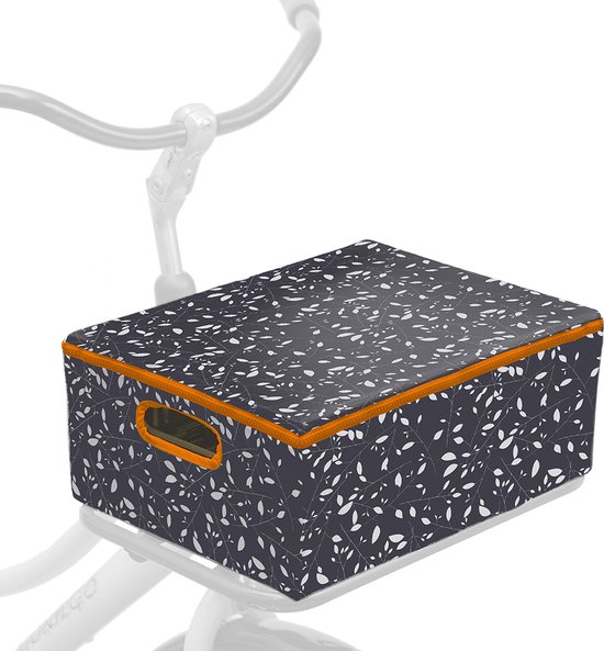 Fietskrat & Hoes M Grey Leaves van $