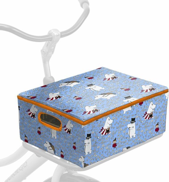 Fietskrat & Hoes M Moomin Pretty Blue van Basil
