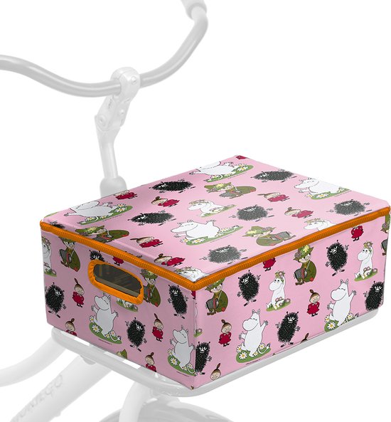 Fietskrat & Hoes M Moomin Pretty Pink van Basil