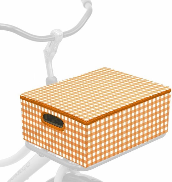 Fietskrat & Hoes M Orange Checkmate van K-bas