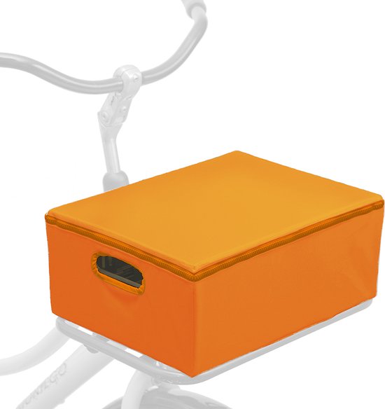 Fietskrat & Hoes M Orange Plain van $