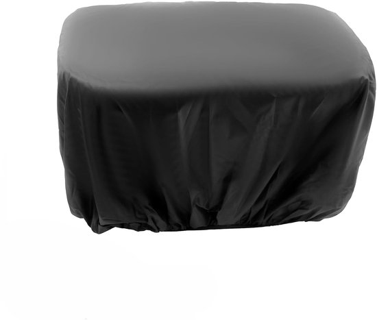 Fietskrathoes - Fietsmandafdekking - Waterdich - 37*45 cm - Zwart - Waterdicht canvas - Klein van Easyparts4you