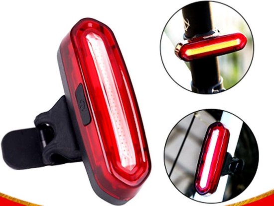Fietslamp - Achterlicht Rood - Oplaadbaar
