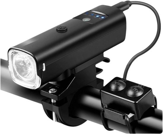 Fietslamp - Fietsverlichting - Fietslicht - Elektrische Fietsclaxon - Fietsbel Van Nylon Plastic - Voor Racefietsen En Mountainbikes - Met Koplamp - Geschikt Voor Nachtelijke Ritten