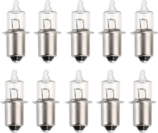 Fietslamp Gloeilamp - Vervangingslamp Voorlicht - Verlichting Fiets - Warm Wit Licht - P13.5S Fitting - Warm Wit