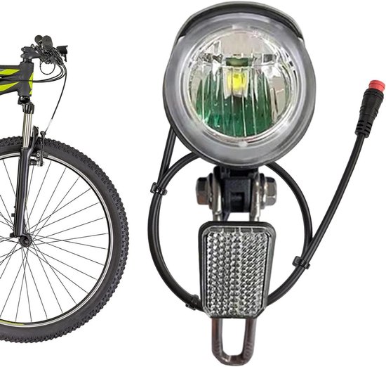 Fietslamp LED - Veiligheidsverlichting Fiets - Veilig Fietsen - Waterdicht Systeem - 6-60V - Zwart