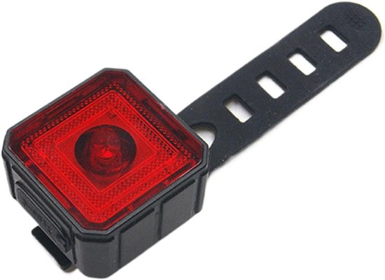 Fietslamp Set - Voor en Achter - Nachtelijk Fietsen - USB Snel Opladen - Compact Formaat - Rood Licht