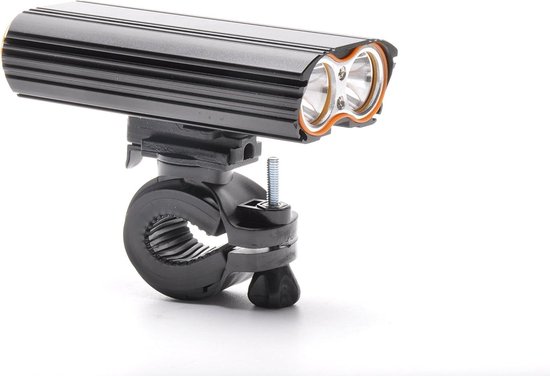 Fietslamp USB Oplaadbaar - Fietsverlichting Voorlamp - Veilig Fietsen - 2000 Lumen XM-L2 LED - 300 meter bereik - Zwart