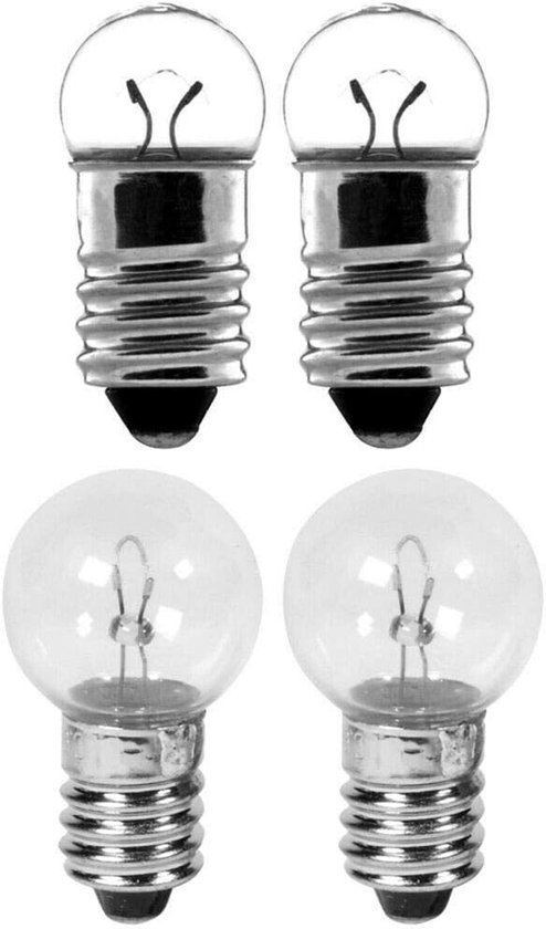 Fietslampen Set - Dynamo Verlichting - Veilig Fietsen - Set van 4 - 6V - Transparant