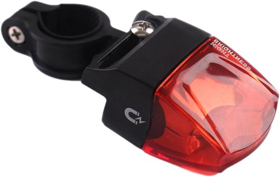 Fietslicht Achter - Fietslamp Dynamo - Veilig Fietsen - Zelfgenererend Inductie - 80g - Zwart