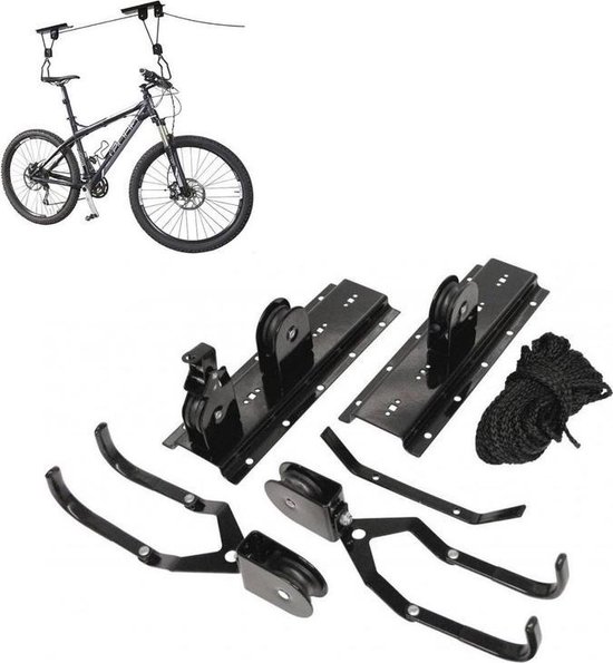 Fietslift / fiets ophangsysteem tot 4 meter - max. 20 kg - plafond ophangsysteem van Carpoint