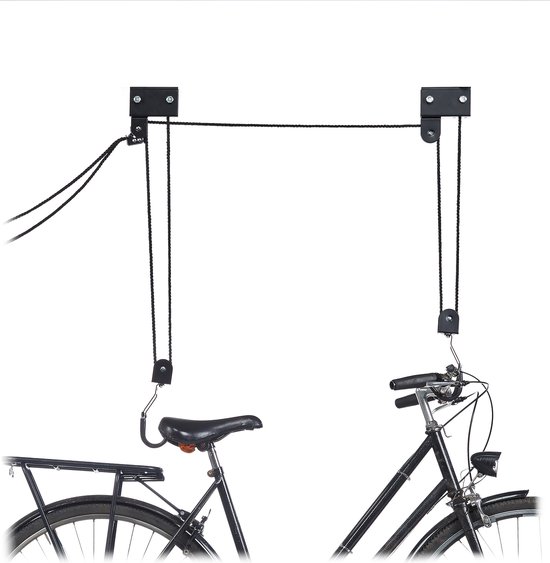 Fietslift plafond - tot 57 kg - met haak - universeel