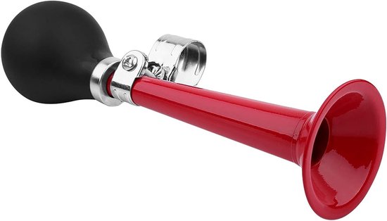 Fietsluchtbel met Rubber Knijpmechanisme, 2.2 Inch, Geschikt voor Fietsen, Mountainbikes en Motoren - Rood