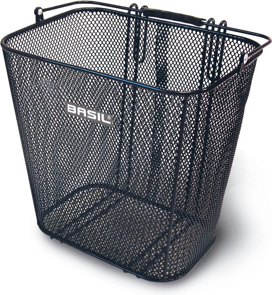 Fietsmand Basil Cardiff 35 x 29 x 35 cm - zwart van Basil