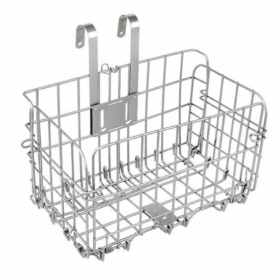 Fietsmand -Opvouwbare voormand -Stevig en duurzaam - Voorzien van snelbevestigingssysteem - Speciaal ontworpen voor het vervoeren van boodschappen-Verdikte versie - draagvermogen 25 kg