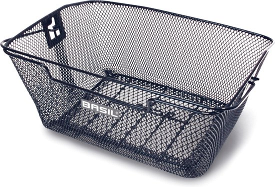 Fietsmand voor achterdrager Basil Capri 35 x 31 x 18 cm - zwart van Basil