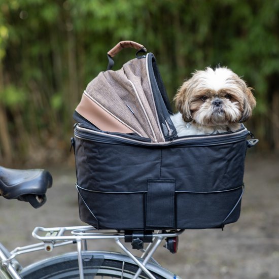 Fietsmand voor kleine honden tot 6KG - Hondenfietsmand voor bagagedrager - Fietsmand achterop van Merkloos