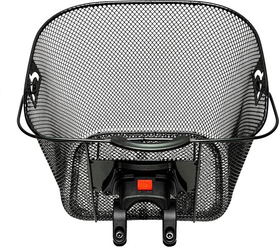 Fietsmand voor met Express klikhouder - Voorzijde - 33 x 26 x 27 cm - Stuurmand - Fietsaccessoire bike basket van Basil