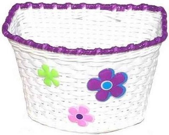 Fietsmandje voor Kinderfiets - Wit van AMIGO