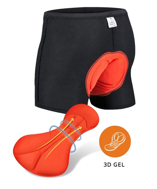 Fietsonderbroek Dames Heren met Zeem - Fietsbroek - E bike - Fietsondergoed - Wielerbroek - S