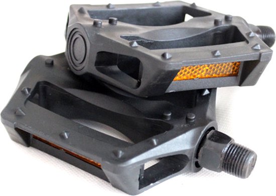 Fietspedalen L12 Extra Grip Antislip Zwart van B'twin